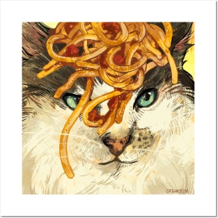 Spaghetti on his Headi Posters and Art